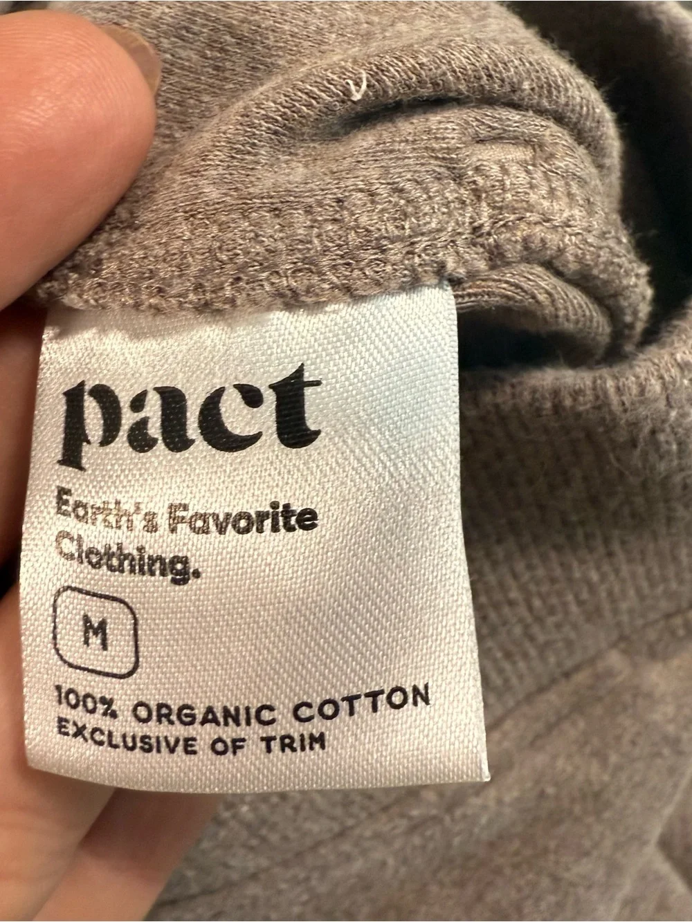 Pact Airplane Travel Set Cardigan Jogger Pants Organic Cotton Medium